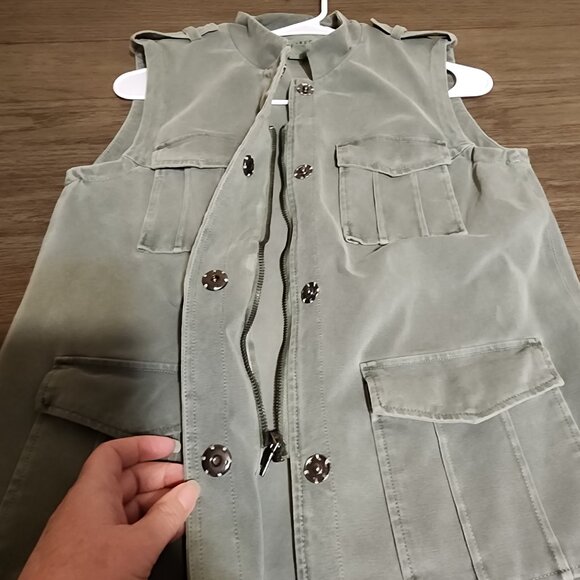 Anthroplogie Marrakech Utility Vest NWT XS Green - Picture 4 of 9